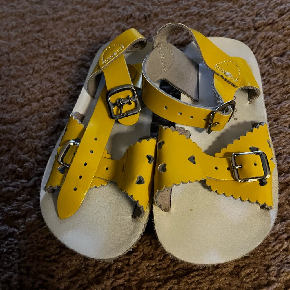 Yellow Kids Sandals